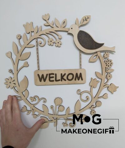 Decoratie voor de ingang